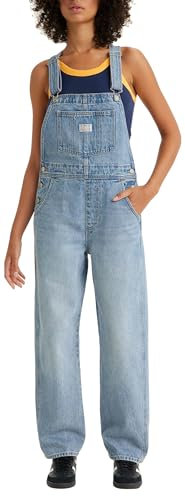 Levi's Women's Vintage Overall, Light Indigo Worn in, L