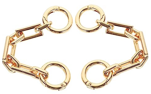 EXCEART Gürteltasche 2 Stück Riemen Für Umhängetaschen Damen-Tragetasche Umhängetasche Legierung Goldene Tasche Verlängerung Taschengurt Ersatz Damen-Taschengurt Kette Verlängerungskette