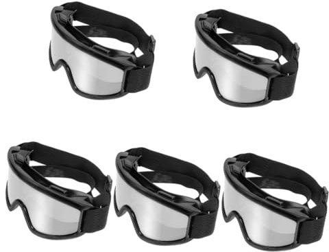 minkissy 5st Haustier-Sonnenbrille Plastikgläser Haustierzubehör Haustiere Hund Sonnenbrille Haustier-Foto-Requisite Windschutzbrille Für Katze Haustierbrille PVC Draussen Haustier Katze