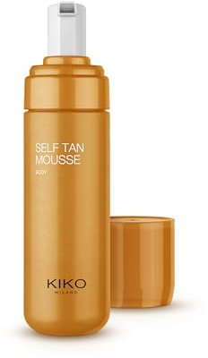 KIKO Milano Self Tan Mousse Body, Mousse Corpo Autoabbronzante E Idratante Con Acido Ialuronico
