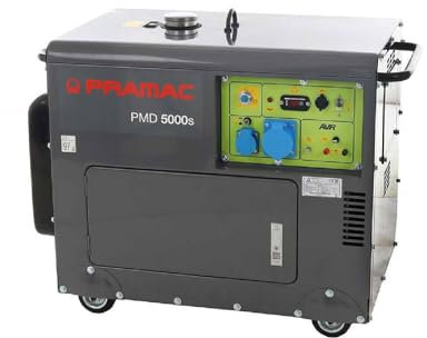La zappa Generatore PMD 5000 S motore OHV monofase con funzionamento a diesel e avviamento elettrico 5000 W