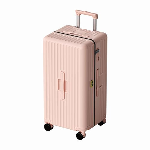 Aoliwei hårt skal resväska tvillinghjul utbyggbar vagn rullväska resväska handbagage S-M-L, ROSA, S, Resväska med hårt skal