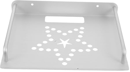 JEWEDECO Aluminum Alloy Projector Wall Mount Stand with Space-saving Design for Meeting Rooms and Home Setups – Versatile Mounting Bracket for Projector and Router