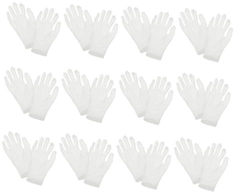 CALLARON 12pares Guantes De Algodón Guantes Hidratantes Para Manos Secas