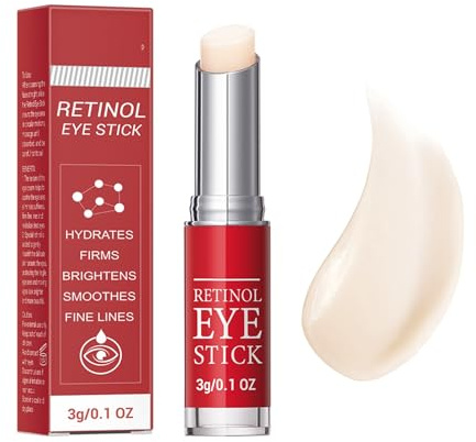 Retinol Eye Stick - Fórmula en bálsamo para una hidratación profunda, reduce las arrugas y las ojeras, cuidado anti-hinchazón para los ojos de las mujeres