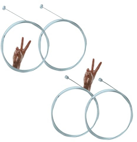 ANDINUS Cavi per bicicletta – Set di cavi per freno e cambio – Ricambi universali per sistemi meccanici (misto)