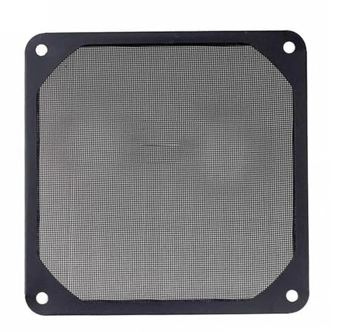 OZLCUA Dammfilter PC 5PCS 120mm Fläkt Aluminiumdammskydd Fläktfilter för PC-kylning Grill Skydd 4,724 tum