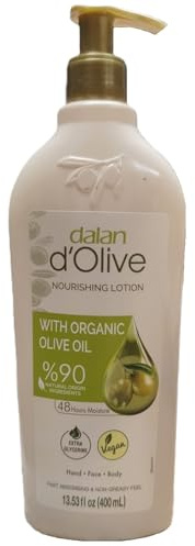 Dalan d´Olive Pure Olive Oil Pflegende Körperlotion mit Spender - 3er Pack x 400m