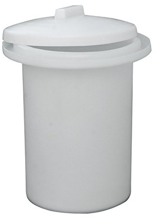 Yerd Fischer Kellereitechnik 80 Liter Sauerkraut-Fass/Sauerteig-Bottich: Gär-Behälter mit hermetischem Wasserrand für Sauerkraut Herstellung oder Fermentierung von Teig