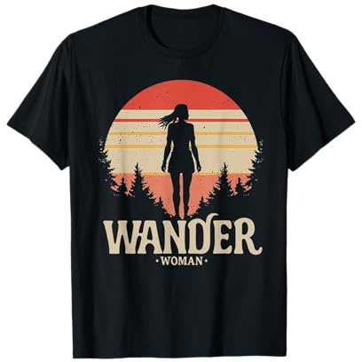 Damen Frauen Damen Wander Woman Hobby Berge T-Shirt