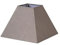 Pantalla Piramide Tenorio E27 Lino Gris 20dx10dx15h