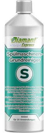 Diamant Express® Spülmaschinen-Reiniger, 20 Anwendungen, Effektive Grundreinigung gegen Kalk, Ablagerungen und Gerüche, Made in Germany