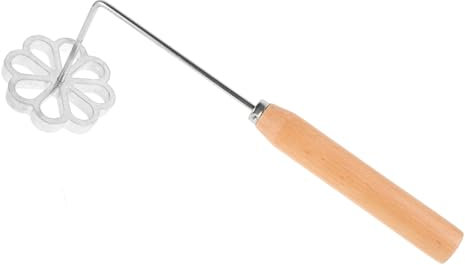 OFFSCH Moule à Friture Cuisine 1 Set en Alliage D’Aluminium et Bois