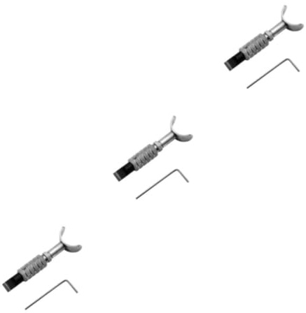 yuwqqoajv 3 Set di Utensili in Pelle Regolabili Utensile Rotante per Intaglio della Pelle Utensili per Incisione in Lega Utensile Rotante a Mano Fai-da-Te 8 cm Facile