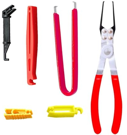 6 alicates de extracción de relé, extractor de relé flexible y alicates extractores de fusibles para quitar relés eléctricos para sistema eléctrico de vehículos