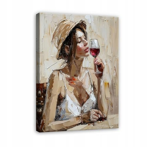 WallArena Leinwand Bilder 40x60 cm | Frau, Leinwandbilder, Bild auf leinwand, Format: 40x60 cm (BxH) - einteilig auf Canvas Leinwand. Das Leinwand Bilder