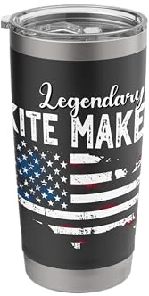 US Flag Kite Maker Stainless Steel Insulated Tumbler