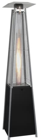 Stufa a gas a piramide per esterno ed interno