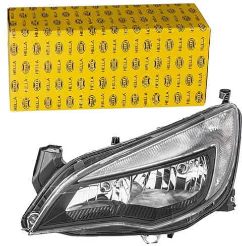 HELLA 1EG 010 011-351 Scheinwerfer - Opel Astra J (P10) - schwarz - ECE | Kompatibel mit: OPEL ASTRA J, ASTRA J Caravan, ASTRA J Stufenheck