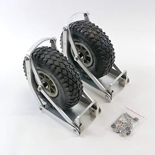 Rugged Heavy Duty Aluminum Dinghy Launching Wheels for Launching Boats and Marine craft