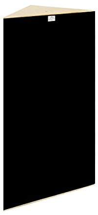 Addictive Sound Triangolare Pannelli Fonoassorbenti Decorativi - Pannello Fonoassorbente Design - Pannelli per Pareti - Bass Trap Pannelli Insonorizzanti - Fonoassorbente 35x35x50cm - Nero