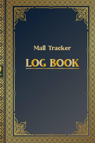 Mail Tracker Logbook: Log book to Track your incoming and outgoing mail, Mail count, Use for Personal or business purpose, Mail collectors to record and keep track of precious mails
