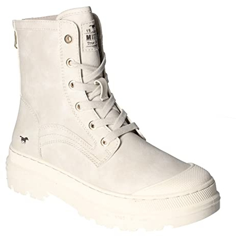 MUSTANG Bottes Femme 1445-601, Pointure:38 EU, La Couleur:Blanc