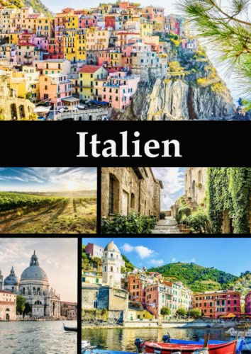 Italien: Notizbuch, Reisetagebuch, DIN A4, liniert