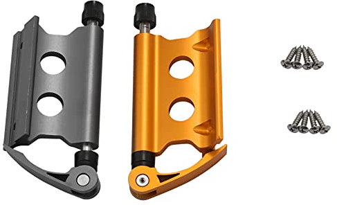 Iunipusy 2 Stück Gabelhalterung Fahrrad, Aluminiumlegierung fahrradgabel Halterung mit Schnellverschluss Stange, Schnellspanner Fahrrad halterungen Vorderradgabel für und Anhänger