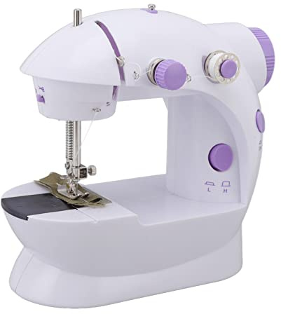 Mini-Nähmaschine, Tragbare Nähmaschine mit Licht, Geräuscharme Anfänger-Nähmaschine, Elektrische Nähmaschine, Einfach zu Bedienen für, Anfänger und Heimwerker