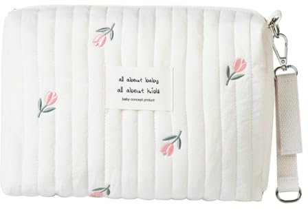 AOOPOO Stickerei Baby Wickeltaschen, Mini-Windeltaschen, Organizer für Mütter, Multifunktionale Tragbare Kinderwagen-Baby-Wickeltasche, Niedliches Muster Windel Windel-Aufbewahrungstasche