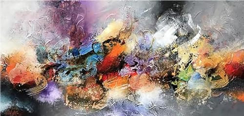 5D DIY Diamond Painting Abstrakt Diamond Painting XXL Erwachsene Groß 100x233cm Diamond Art Farbblock Diamant Painting Bilder Kinder Anfänger Dimondpaintin Crystal Arts Geschenke für Frauen Wand Deko