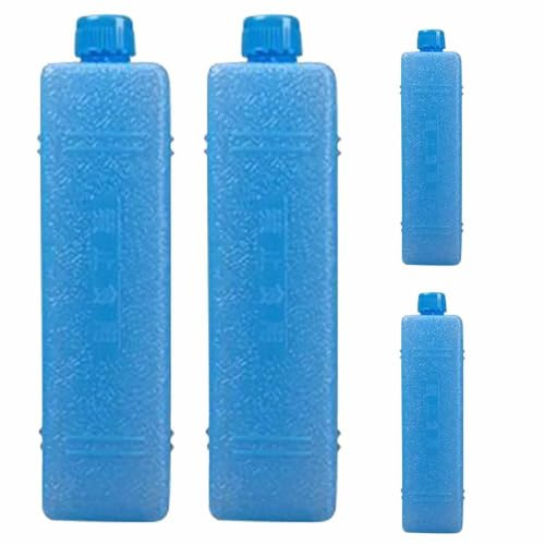Aizuoni 4 Stück Kühlakkus Für Kühltasche, Cooler Ice Packs Wiederverwendbare Langlebige | Eiskristallbox Für Klimaanlagenlüfter, Gefrierpakete Für Lunchpakete, Luftkühler, Lebensmittelkonservierung