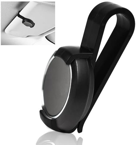 Anti Reflejante Soporte para Parasol de Coche para Ooono Co-Driver, Negro Clip de Visera Compatible con Ooono Co Driver No1, Soporte de Visera para Ooono No1 Advertencia de Cámara