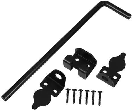 Housoutil Rohrbolzen Torriegel Hochleistungs-tropfenstange Holzzaun Hardware Metalltorstopper Außentürsicherheit