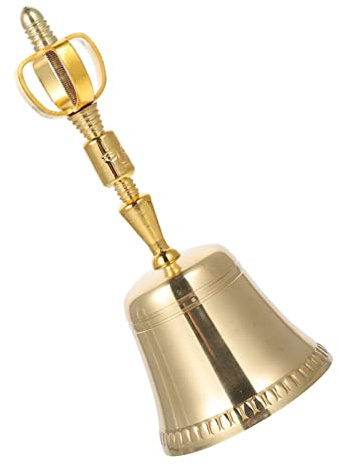 Cabilock Campanilla De Mano Retro Campana De Buda Decorativa para y Restaurante