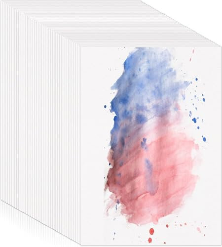 Aquarellpapier A5 – 70 Blatt hochwertiges Aquarellpapier 300g/m² – Säurefreies Watercolor Paper für Aquarell, Gouache & Acryl – Stabiler Malpapier für Künstler & Hobby