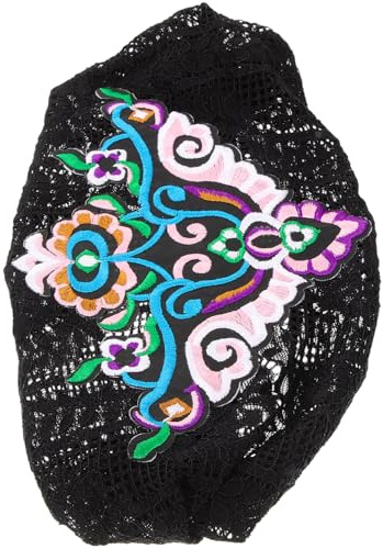 LIFKOME Vintage Bandana Hårband för Dekorativt Huvudband med Elastiskt för Vardagsbruk Temafester Rosa Design