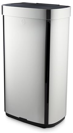 Swan Rectangular 80L Sensor Bin, Stainless Steel, SWKA4510SS