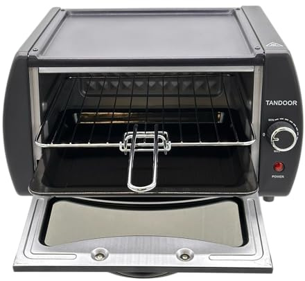 Goldhofer Premium Elektrischer Tandoor-Ofen mit Grillrost & Backblech Restaurant-Qualität in deiner Küche Tandoori Chicken Naan Chapati Lachmacun Pizza