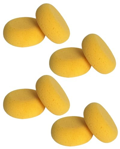 8 Piezas Esponjas Redondas para Pintar 7.5cm Artista Esponjas Redondo Esponja Redondo para Acuarela, cerámica, Arte, artesanía, Arcilla, Pintura Facial