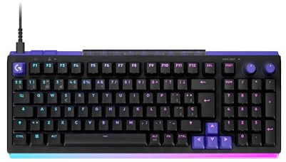 Logitech G G512 X 98 Dual Swap, Teclado de Gaming mecánico/analógico TMR | Intercambiable en caliente, tasa de sondeo 8K, actuación personalizada, ACTIVADOR, RGB LIGHTSYNC, PC, Mac, QWERTY ESP- Negro