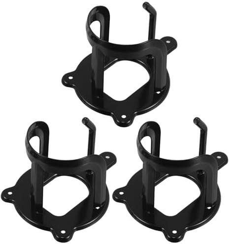 Cabilock 3pcs Horse Stable Hooks Bridle and Tack Storage Hanger with Screws Metal Halter Hanger Bracket for Barn Tack Organization and Horse Stall Accessories