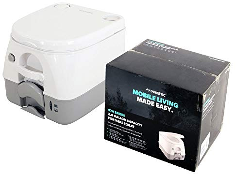 Dometic Sanitation Dometic - 972 Portable Toilet 2.6 Gallon - Grey