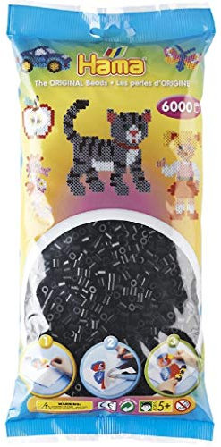 Hama Midi Pärlor 6000 st | Färgglada Rörpärlor i Påse | Kreativt Pyssel för Barn från 5 år | Strykpärlor för Pärlplattor & DIY Projekt |