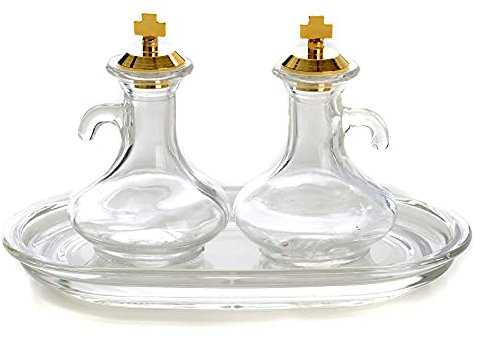 Holyart Ampolle e Vassoio Vetro 50 ml