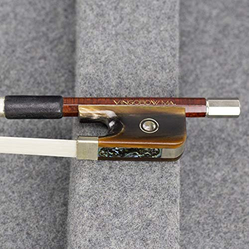 VINGOBOW Hybrid Carbonfaser Cellobogen Karbonbogen Carbon Bow laminiert Pernambuco Performance Master Level Oxhorn Frosch