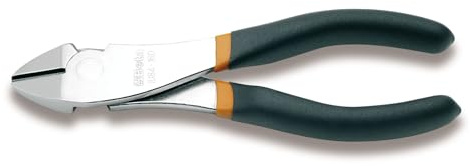 Beta 1084 160 - Tronchesi a grande effetto a taglienti diagonali, cromati, manici ricoperti con 2 strati di PVC antiscivolo