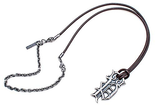 Police Kette antik EdelstahlLeder 45cm PJ21917PLE/02