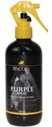 William Hunter Equestrian Lincoln Purple Spray - 250ml - antibacterial and antifungal spray containing gentian violet for use on minor cuts and abrasions